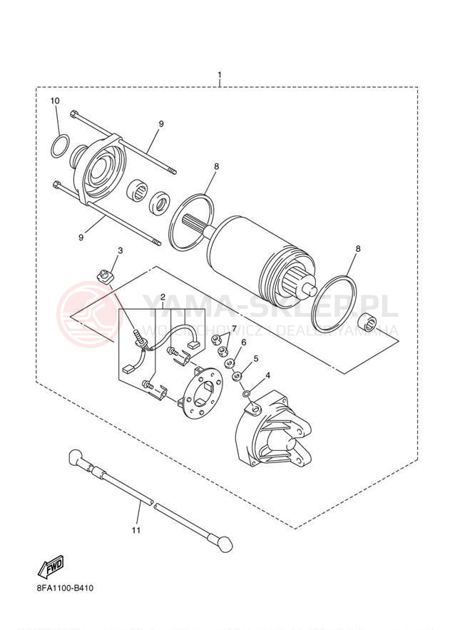 Schemat "rozrusznik" do Yamaha RX-1 RX10K