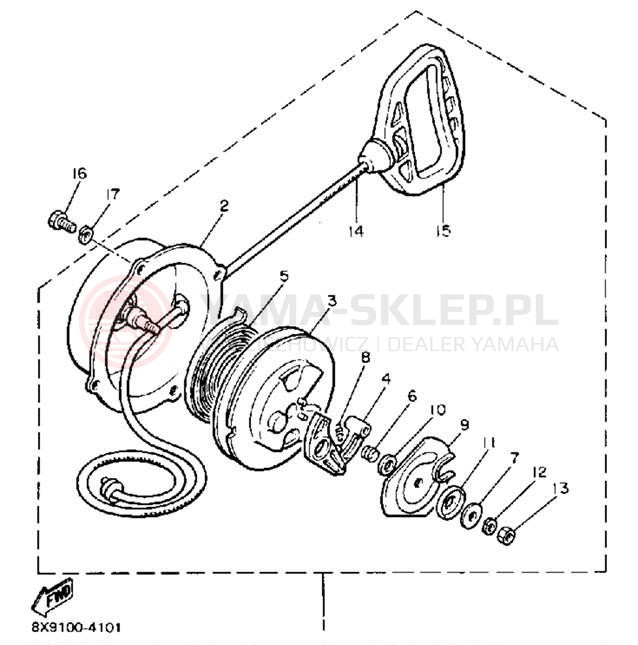 Schemat "rozrusznik" do Yamaha PHAZER II PZ480P