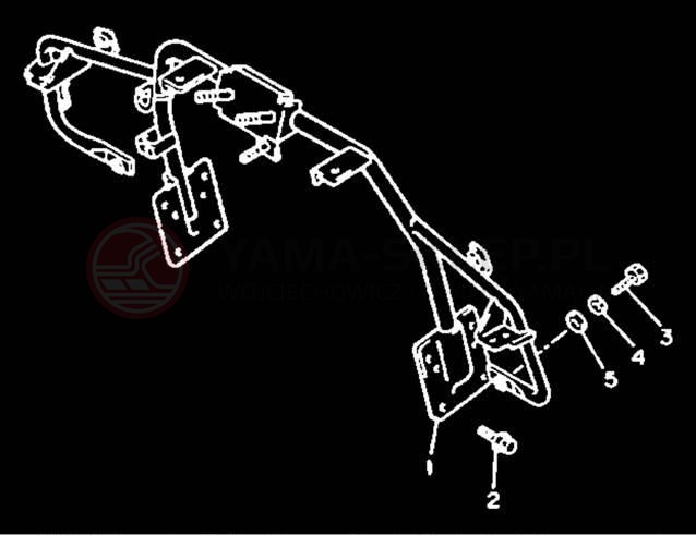 Schemat "STEERING GATE" do Yamaha VMAX-4 VX750S