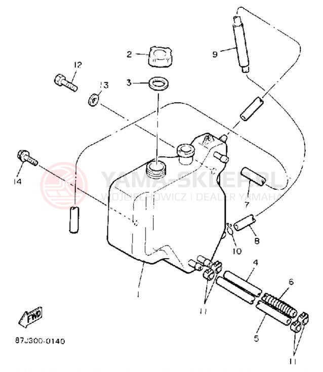 Schemat "Miska olejowa" do Yamaha PHAZER II ST PZ480STT