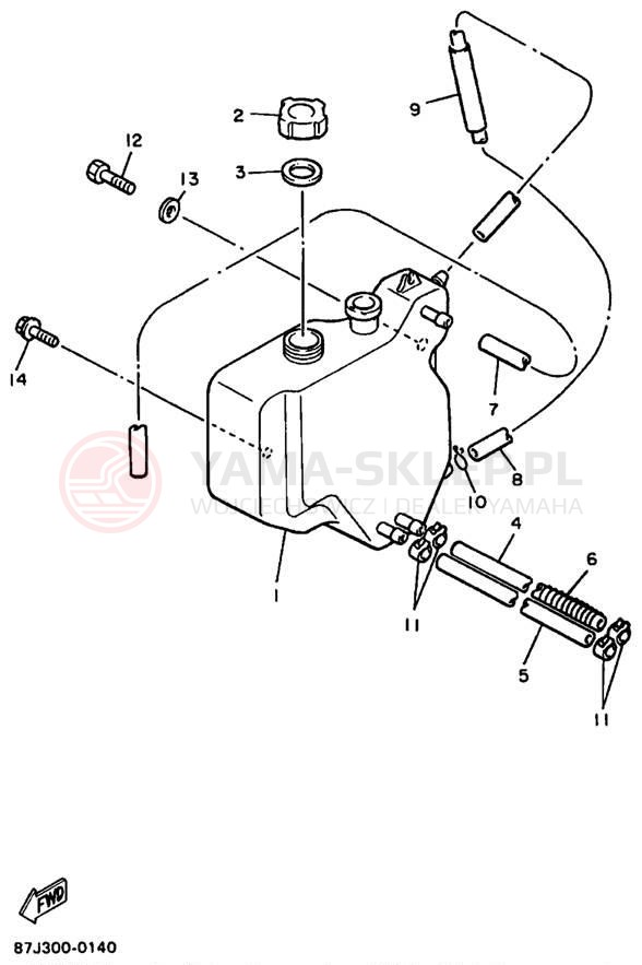 Schemat "Miska olejowa" do Yamaha PHAZER MOUNTAIN LITE PZ480STA