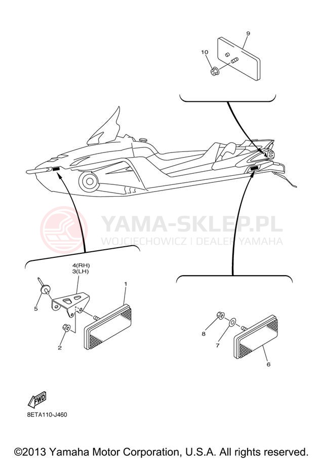 Schemat "układ elektryczny" do Yamaha RS VENTURE RST90ZS