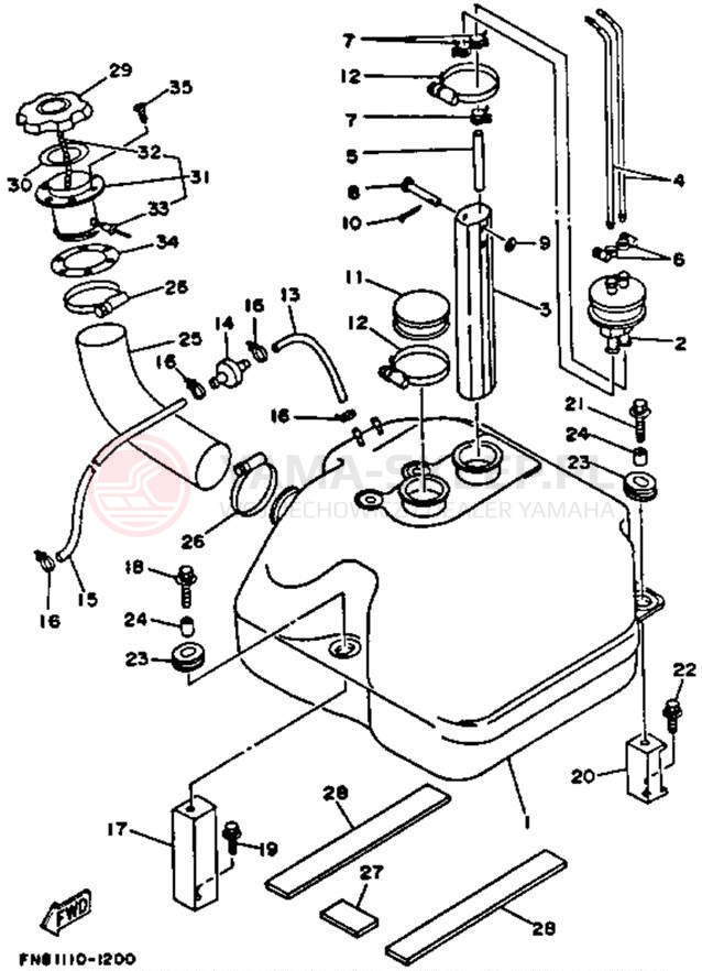 Schemat "zbiornik paliwa" do Yamaha WRB650Q_62