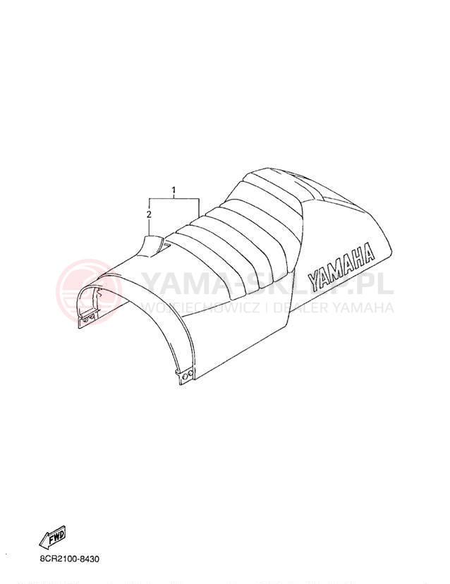 Schemat "siedzenie" do Yamaha VENTURE XL VT500XLL