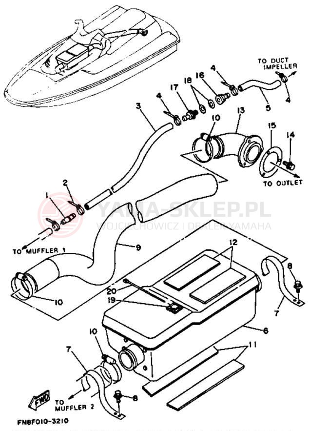 Schemat "Wydech końcowy" do Yamaha WRB650Q_62