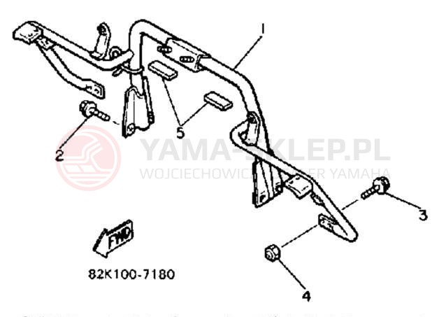 Schemat "STEERING GATE" do Yamaha PHAZER PZ480L