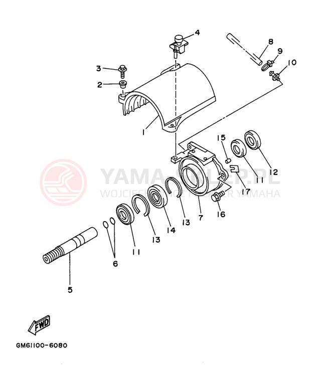 Schemat "JET UNIT" do Yamaha SUPER JET SJ700AV