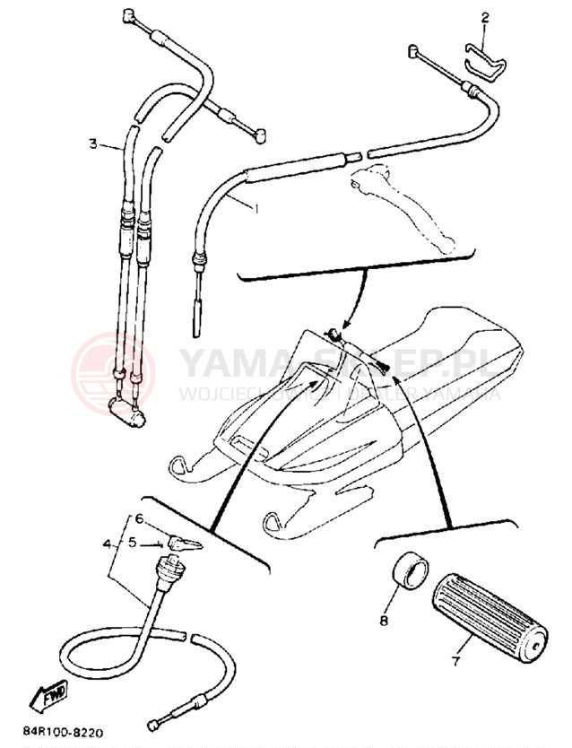 Schemat "Układ chlodzenia" do Yamaha VK540 VK540EN