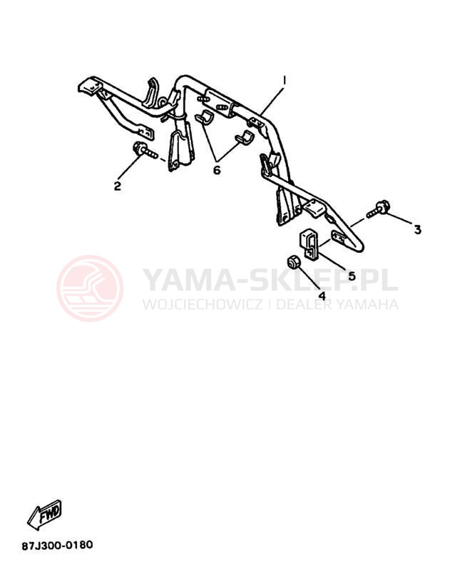 Schemat "STEERING GATE" do Yamaha PHAZER SS PZ480A