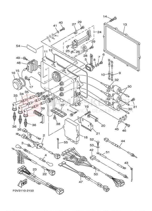 Schemat "układ elektryczny" do Yamaha XA1200AA