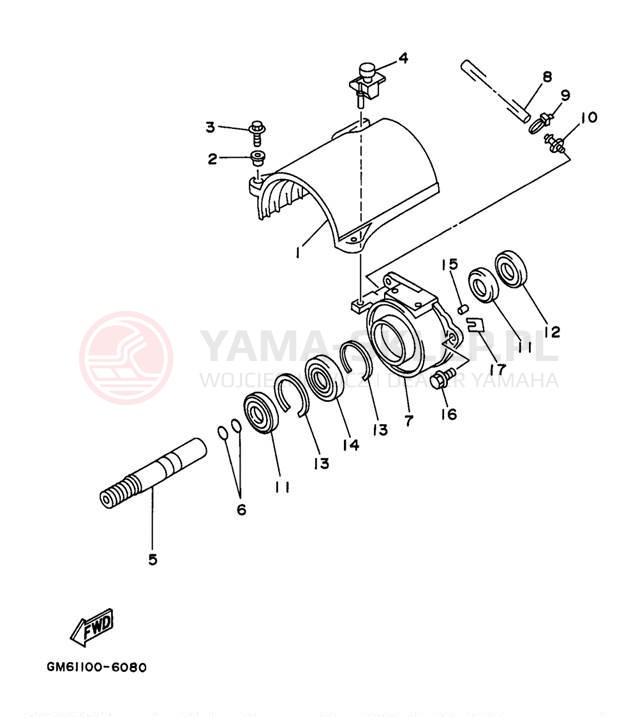 Schemat "JET UNIT" do Yamaha SUPER JET SJ700AW