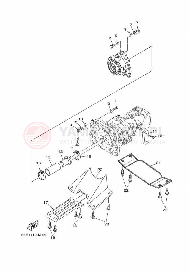 Schemat "JET UNIT" do Yamaha SX192 RM1800CP/RM1800DP