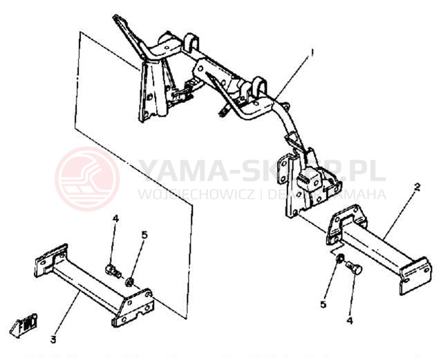 Schemat "STEERING GATE" do Yamaha EC540C