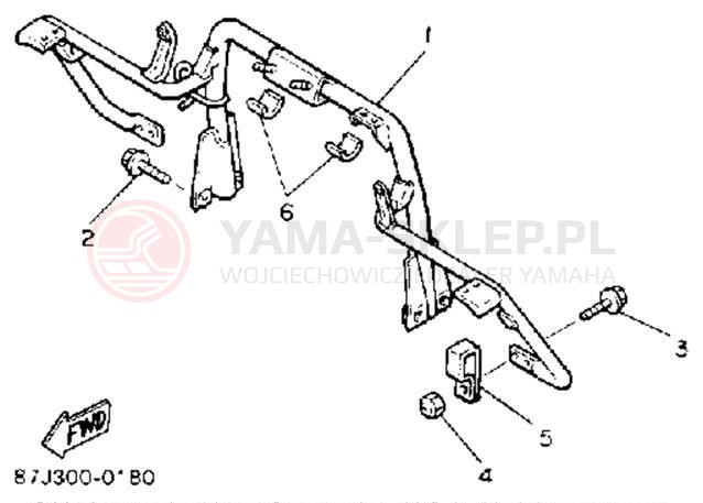 Schemat "STEERING GATE" do Yamaha PHAZER II PZ480S